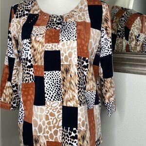 Women’s top. Alfred Dunner in fall colors. Size XL